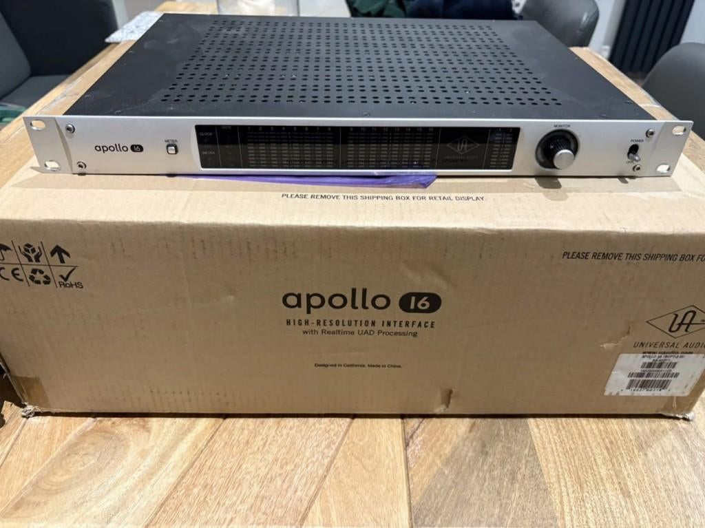 Universal Audio UAD Apollo 16 Quad - Thunderbolt met kabel, Ophalen of Verzenden, Audio