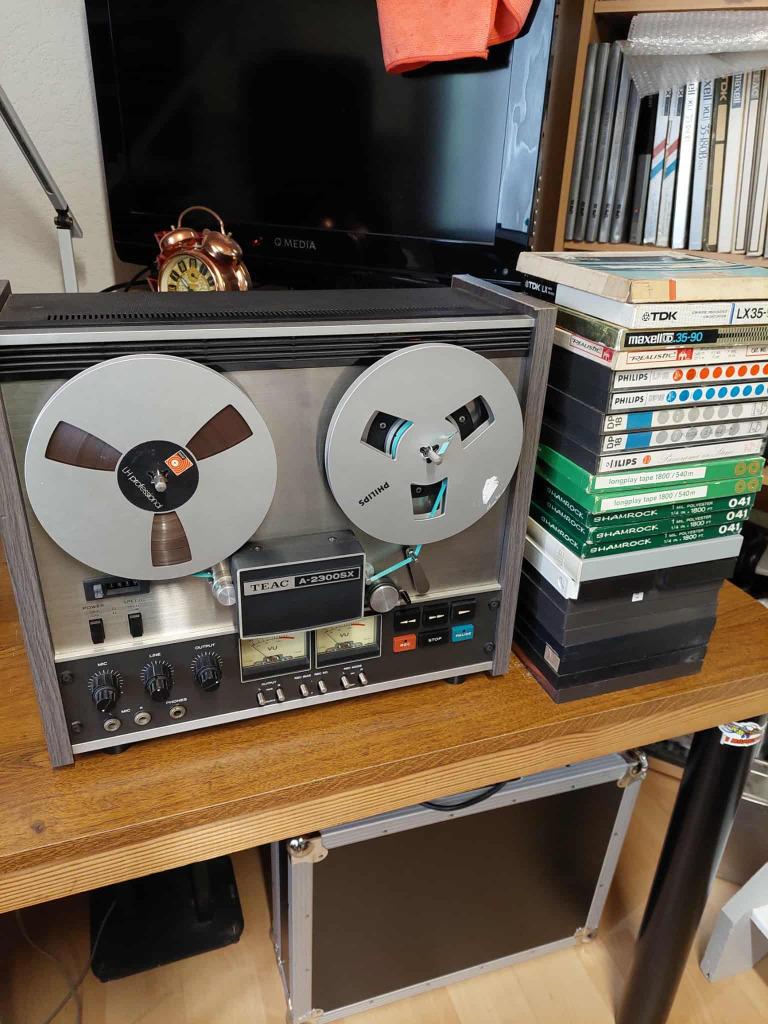 enregistreur a bande teac, Enlèvement, Utilisé, Deck cassettes ou Lecteur-enregistreur de cassettes, Autres marques