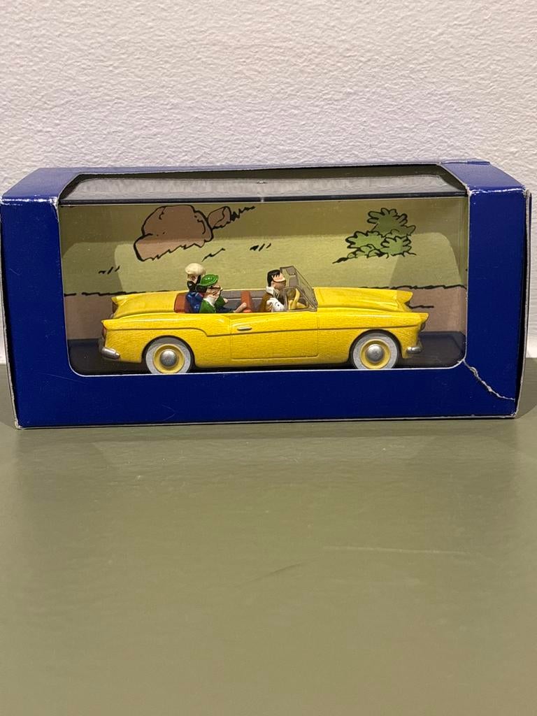 La voiture bordure, Les voitures de Tintin, 1/43, Ophalen of Verzenden, Zo goed als nieuw, Auto