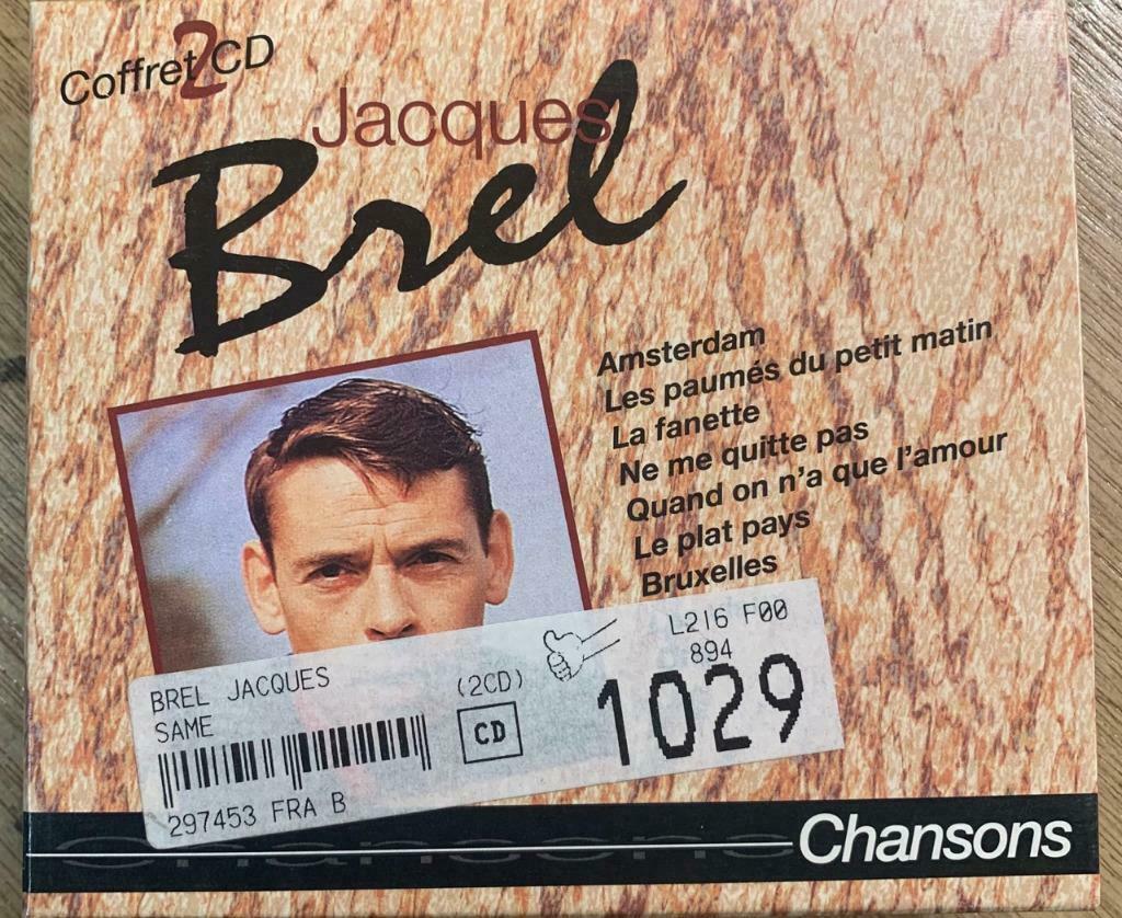 Jacques Brel - cd-box, CD & DVD, CD | Francophone, Comme neuf, Enlèvement ou Envoi