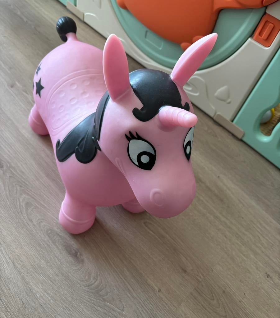 Opblaasbaar springpaard, Ophalen, Zo goed als nieuw