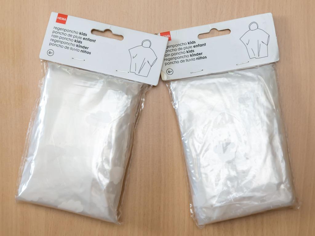 2 regenponcho 6+ van Hema. Nieuw!, Kinderen en Baby's, Ophalen of Verzenden, Nieuw, Hema