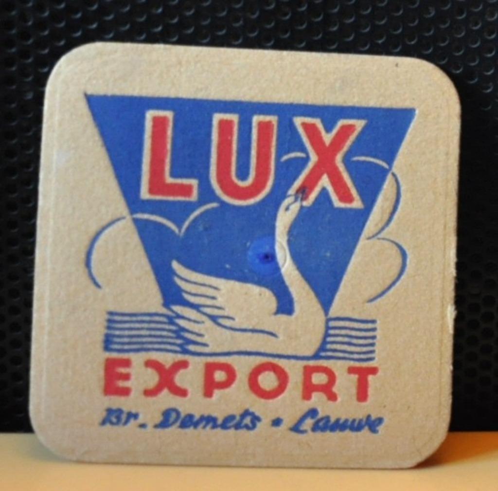 sous bock lux export brasserie demets lauwe (sb22), Enlèvement ou Envoi, Comme neuf, Sous-bock, Autres marques