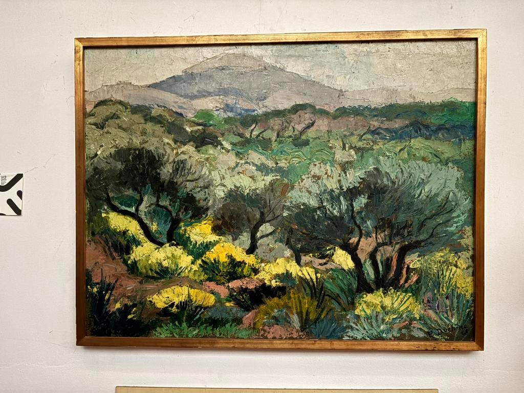 Peinture Vallée Ohain signée Duchene, Enlèvement