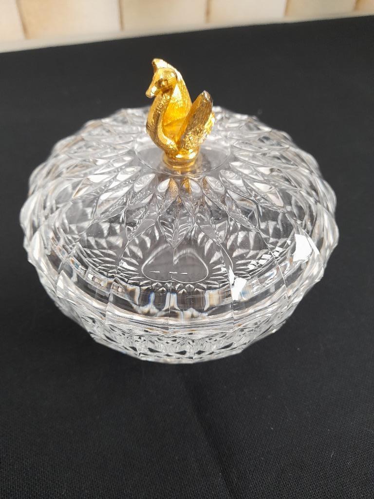 bonbonière in kristal, Antiek en Kunst, Ophalen of Verzenden