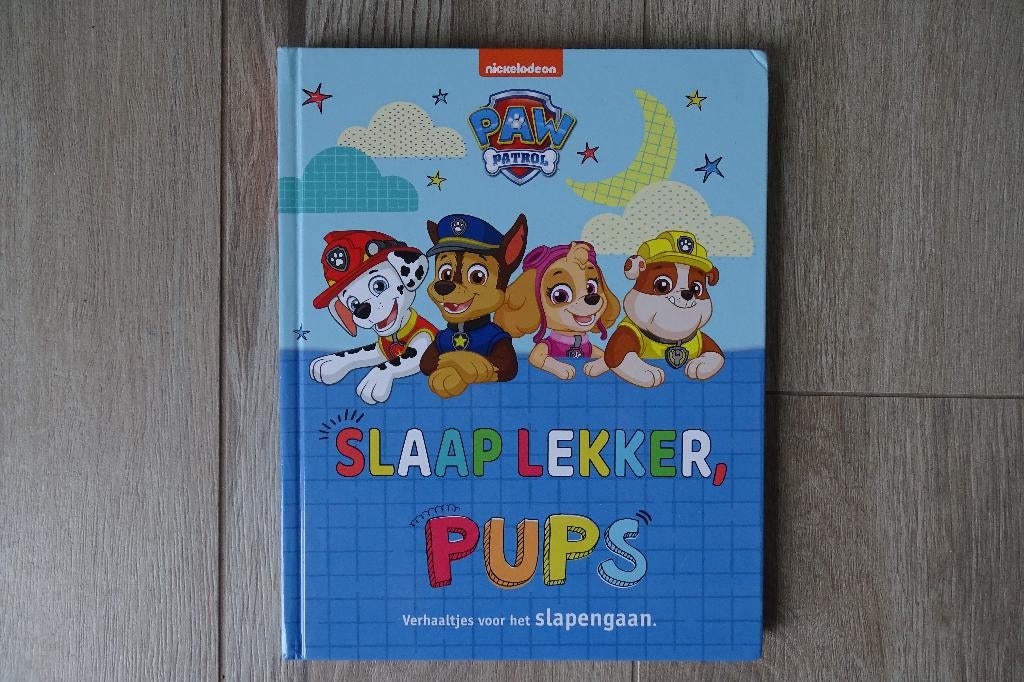 Voorleesboek 'Slaap lekker, pups' Paw Patrol, Jongen of Meisje, Ophalen of Verzenden, Zo goed als nieuw, Voorleesboek