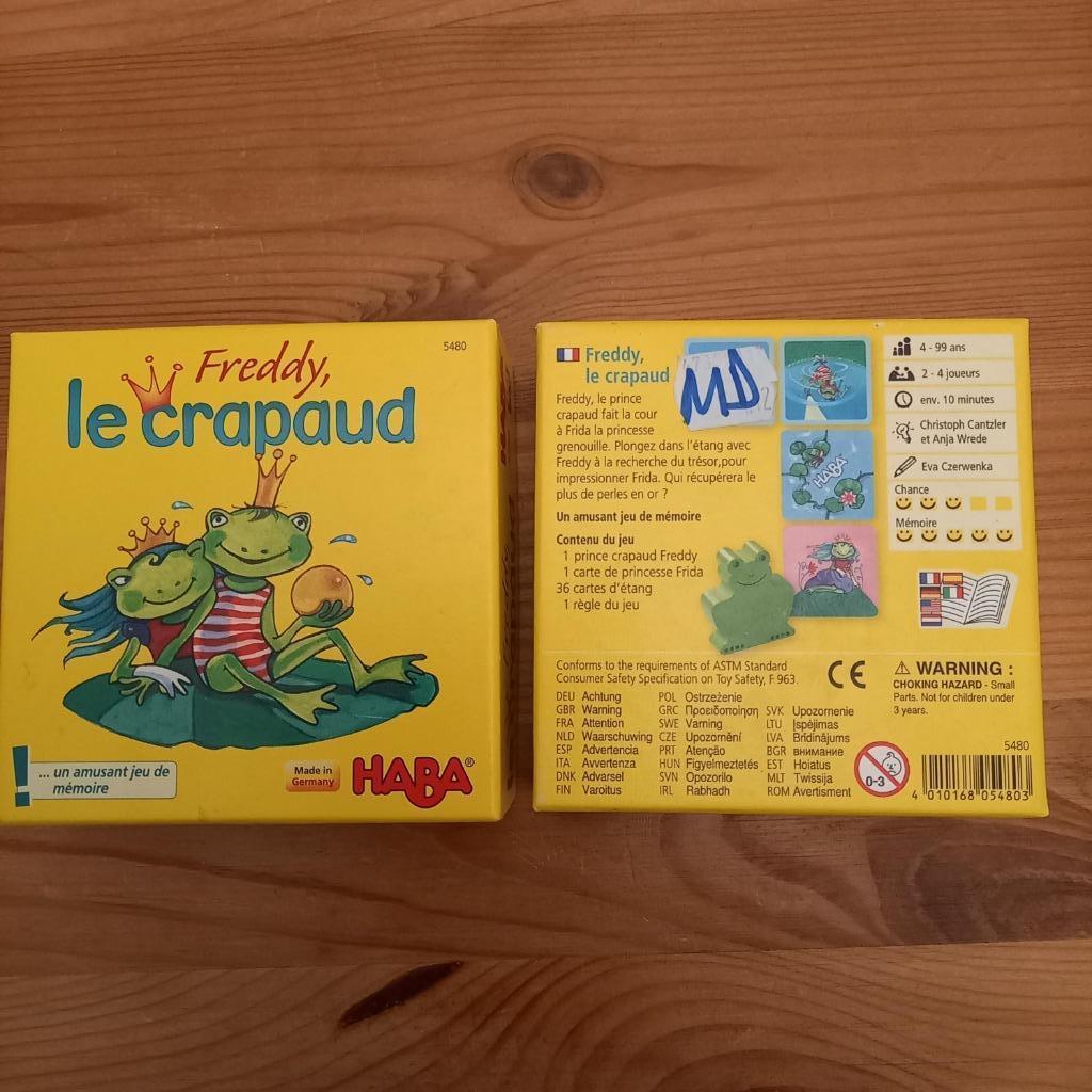 Jeu HABA Le crapaud, Enlèvement, Neuf, Haba