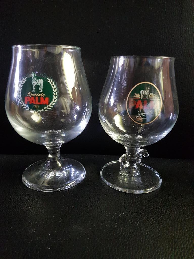 Bierglazen Palm 2 stuks, Enlèvement, Comme neuf, Verre à bière