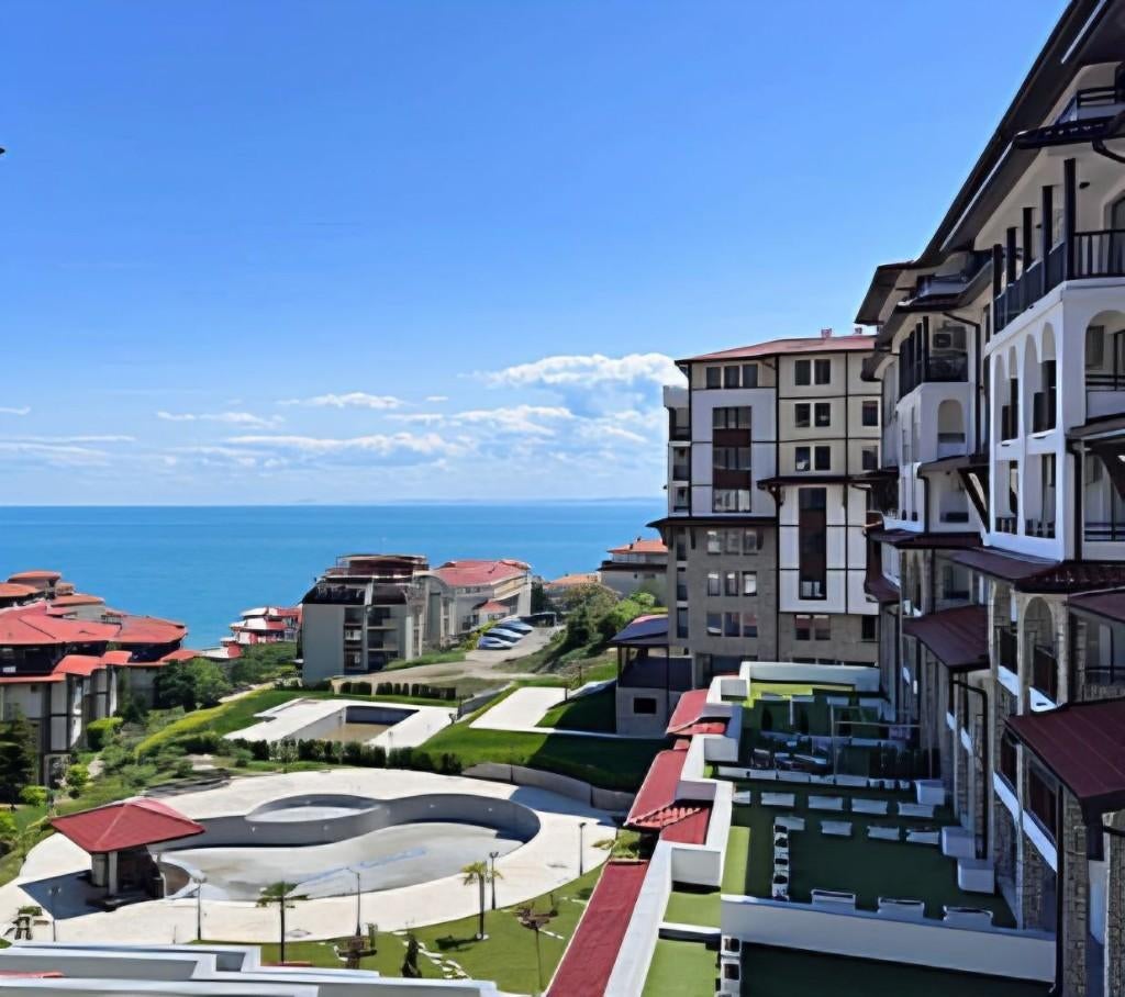Studio met zeezicht en patio | Etara 4, Sveti Vlas, Sveti Vlas, Dorp, Overig Europa, 34 m²