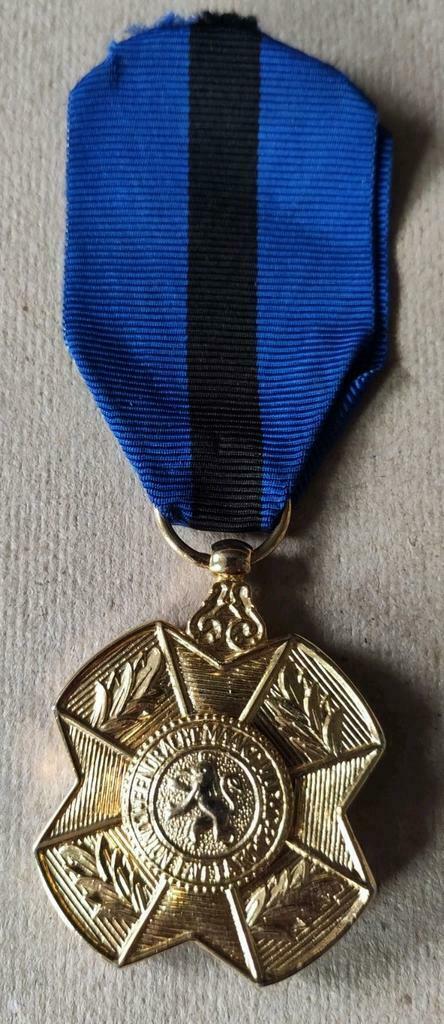 Belgische Medaille Orde Van Leopold II Goud, Ophalen of Verzenden, Landmacht
