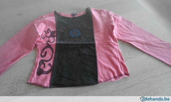T-shirt met lange mouwen CKS, Enlèvement ou Envoi, Utilisé, Fille, Chemise ou À manches longues
