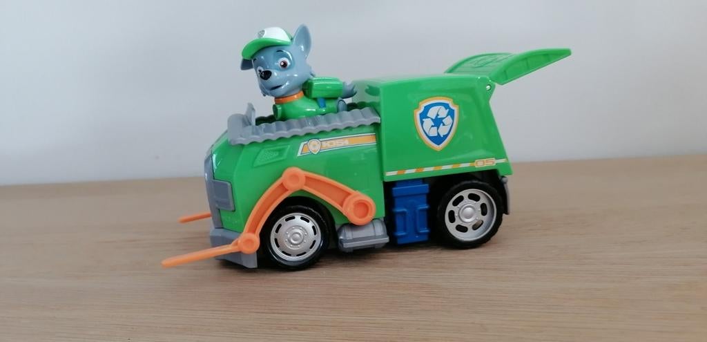 Paw patrol Rocky vuilniswagen, Ophalen of Verzenden, Zo goed als nieuw