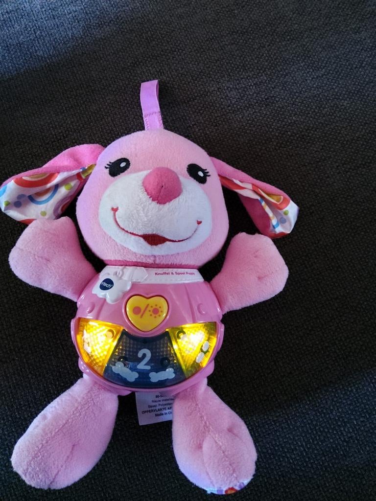 V tech knuffel, Kinderen en Baby's, Speelgoed | Vtech, Ophalen of Verzenden, Zo goed als nieuw