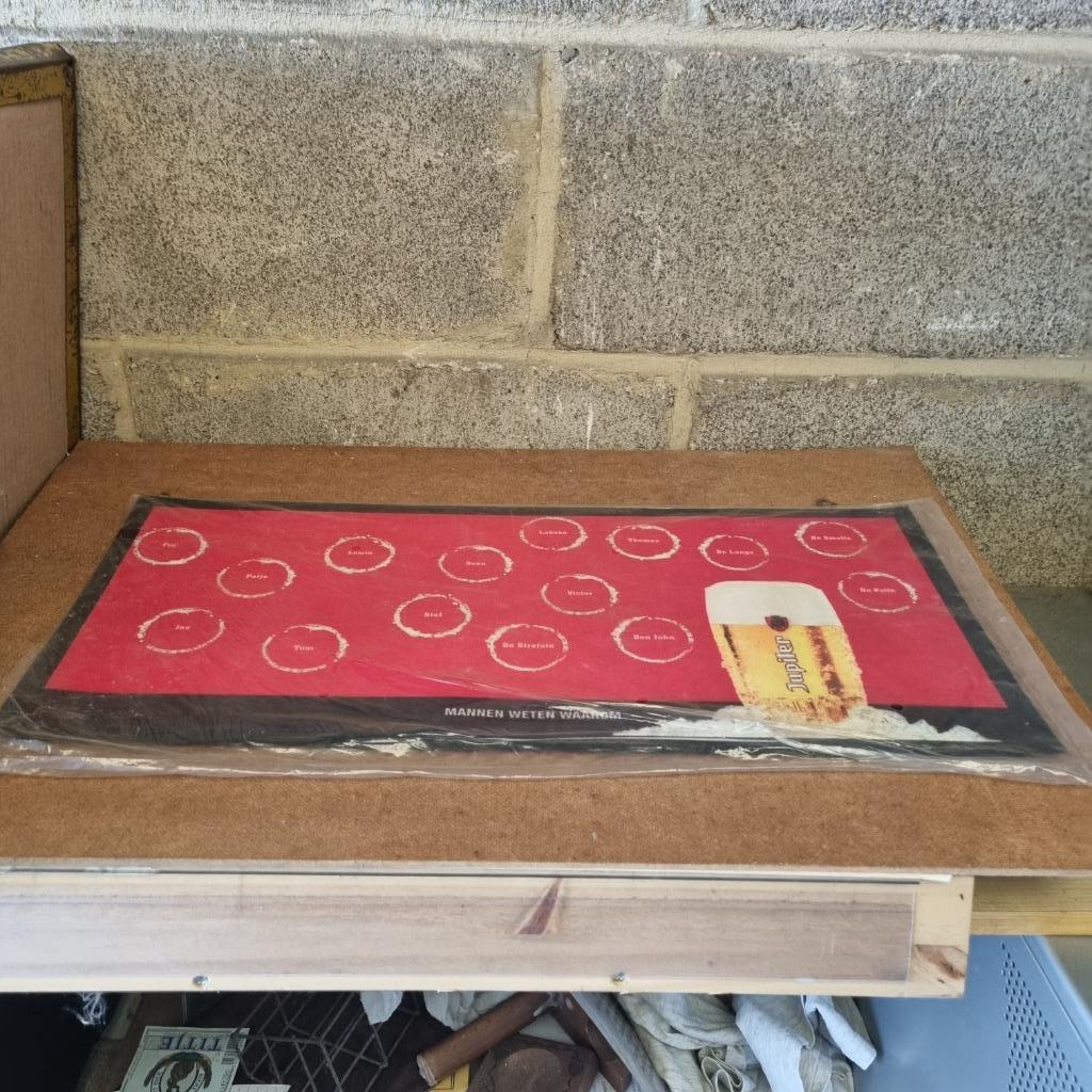 Tapis de bar Jupiler (modèle 2), Enlèvement ou Envoi, Utilisé, Autres types, Jupiler