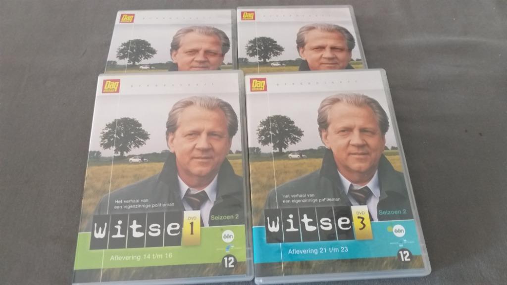 4 DVD's Witse, À partir de 12 ans, Enlèvement ou Envoi, Comme neuf, Autres genres