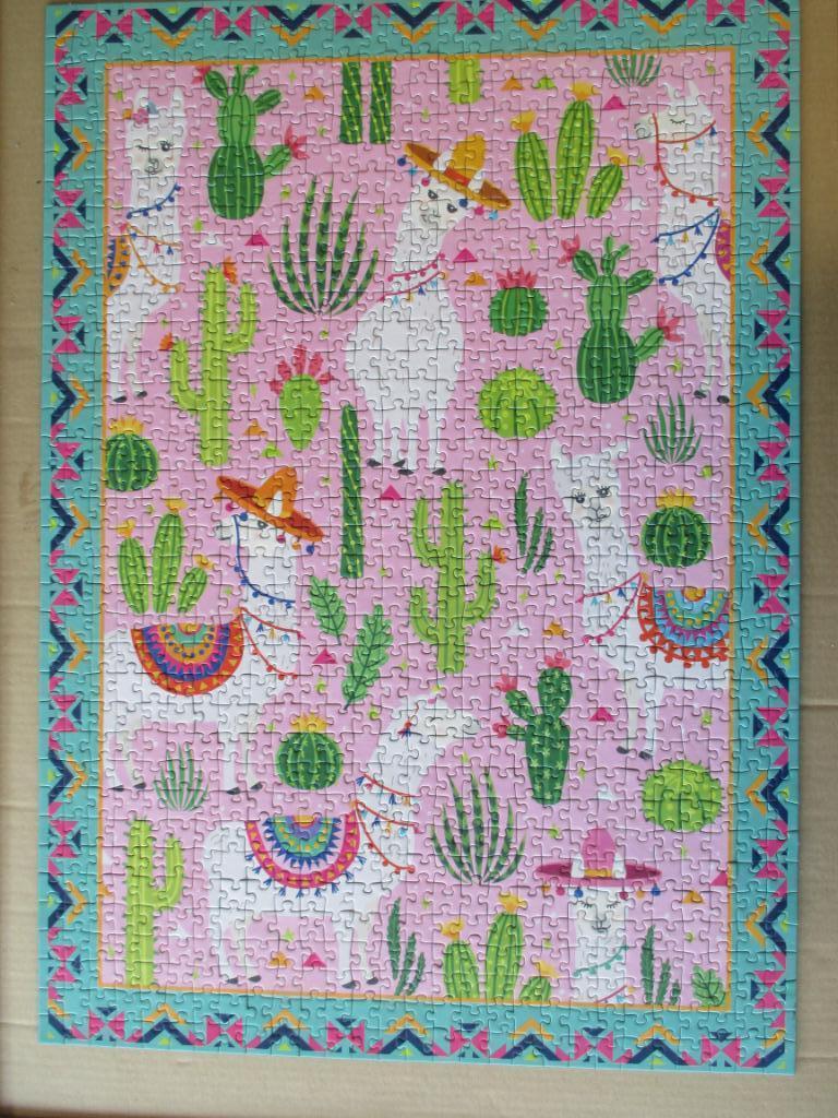 puzzel ravensburger alpaca's 1000, Ophalen of Verzenden, 500 t/m 1500 stukjes, Zo goed als nieuw, Legpuzzel