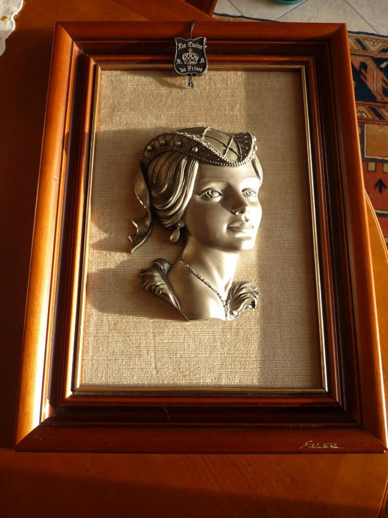 A VENDRE  Tableau portrait "Les Etains du Prince", Enlèvement