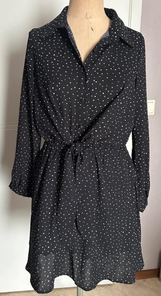 Jurkje met stipjes van Easy Clothes, Vêtements | Femmes, Envoi, Noir