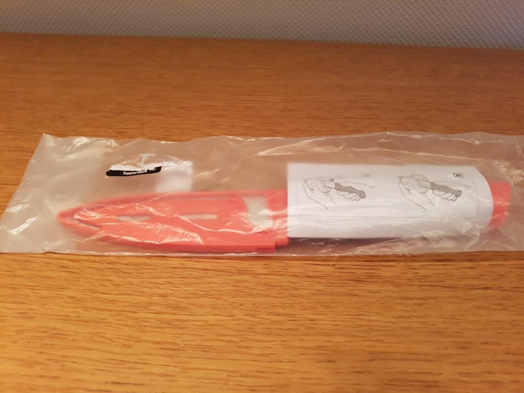 tupperware messen, Huis en Inrichting, Ophalen of Verzenden, Nieuw, Geel, Overige typen