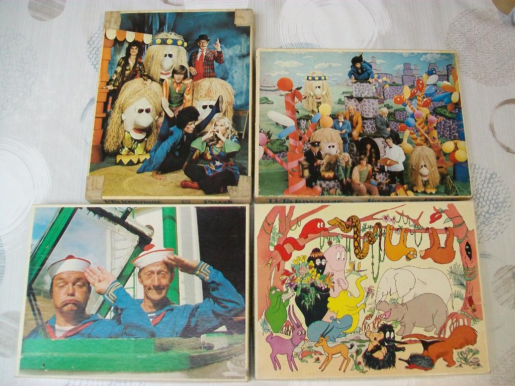 Ti-Ta Tita - Tovenaar - Barbapapa - Sesamstraat - Puzzel, Ophalen of Verzenden, Gebruikt, Tv, Gebruiksvoorwerp