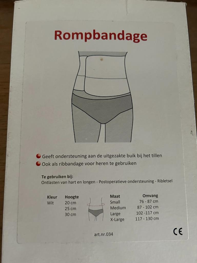 rompbandage GM nieuw !, Ophalen of Verzenden, Nieuw
