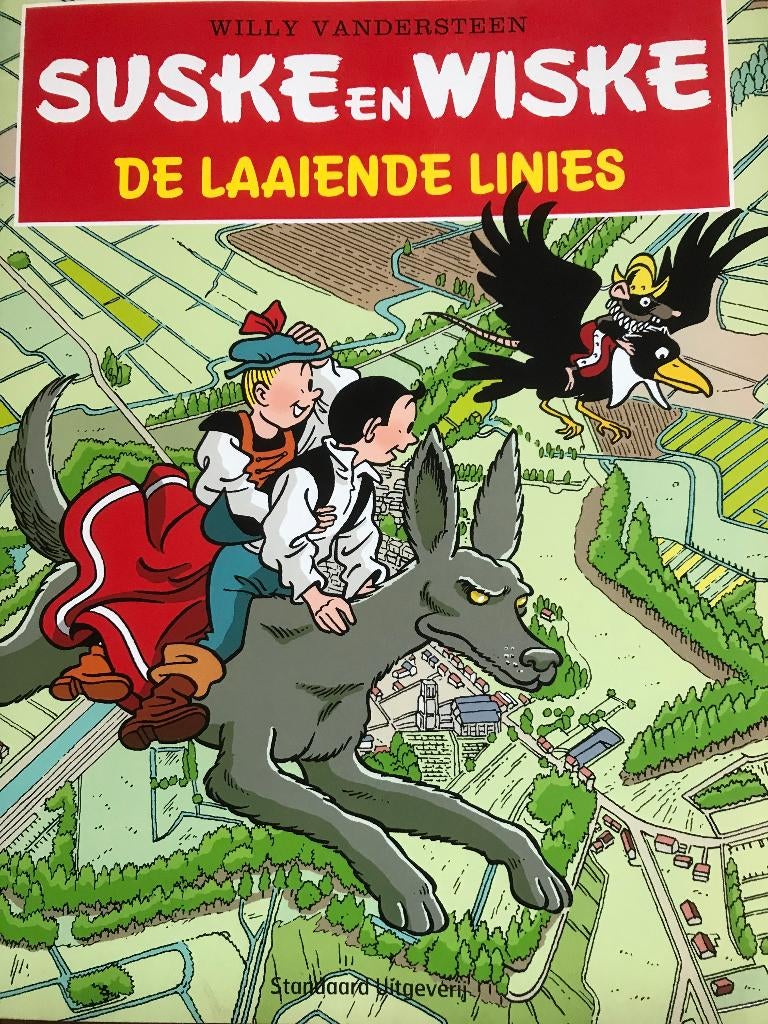Suske en Wiske      DE LAAIENDE LINIES, Boeken, Ophalen of Verzenden, Zo goed als nieuw, Willy Vandersteen