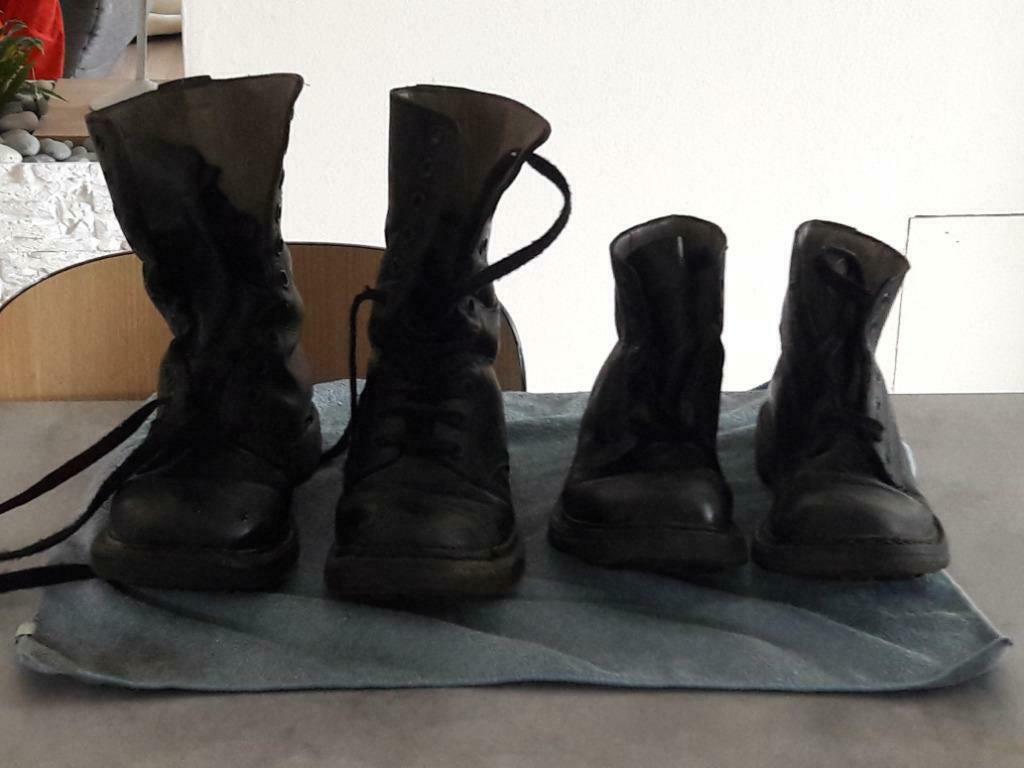 Chaussures militaires, Enlèvement ou Envoi, Porté, Noir, Boots et Botinnes