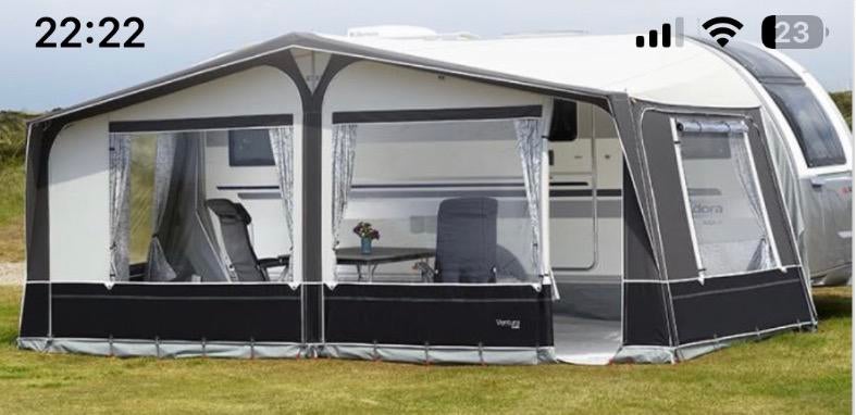 Voortent ventura pacific 250, Caravans en Kamperen, Voortenten en Luifels, Ophalen, Zo goed als nieuw