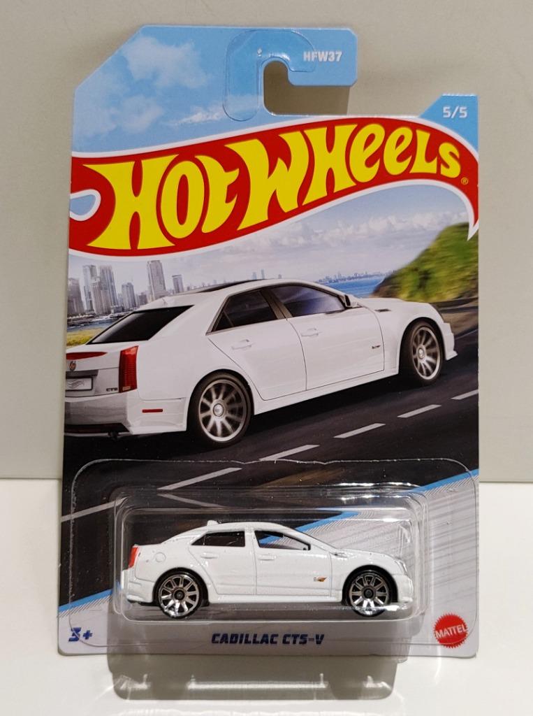 Hot Wheels Cadillac CTS-V Luxury Sedans Wit (2021), Hobby en Vrije tijd, Modelauto's | Overige schalen, Ophalen of Verzenden