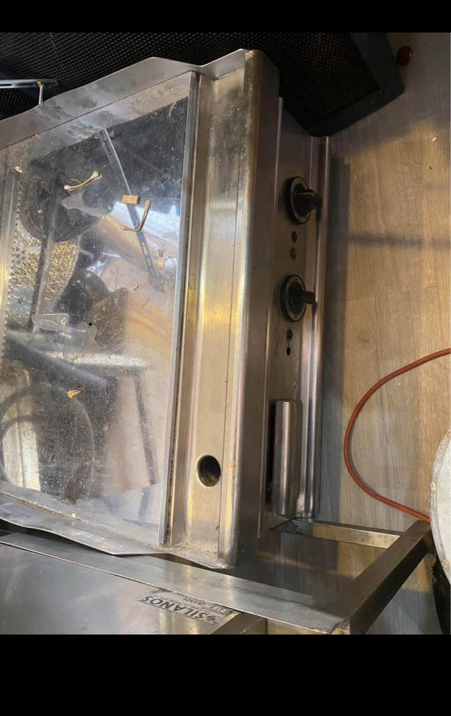 Elektrische gril wasmasin van glas  en  envandamkap motor, Ophalen