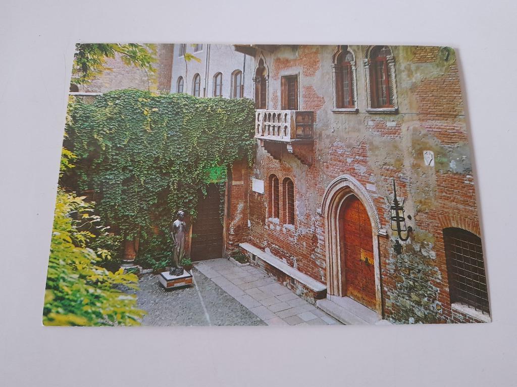 Postkaart Verona - Julia´s balkon, Ophalen of Verzenden, 1980 tot heden, Ongelopen, Italië