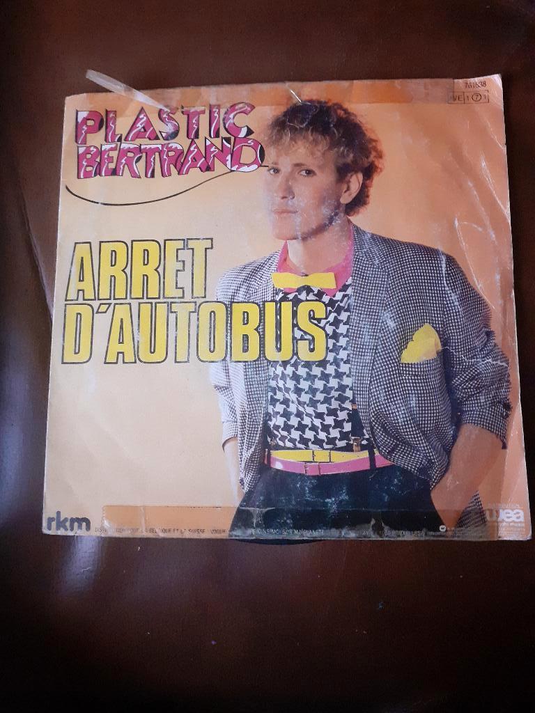 45T Plastic Bertrand : Arret d'autobus (Belpop), Enlèvement ou Envoi