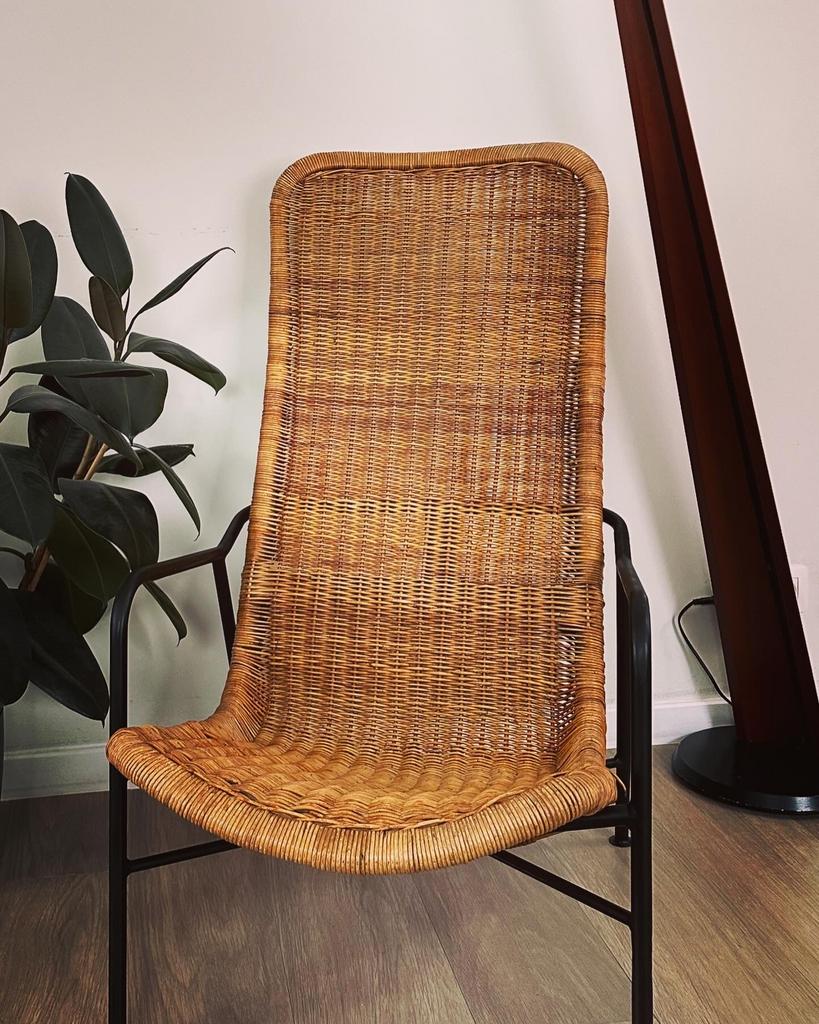 Fauteuil vintage, années 50, designer Dirk Van Sliedregt, Antiquités & Art