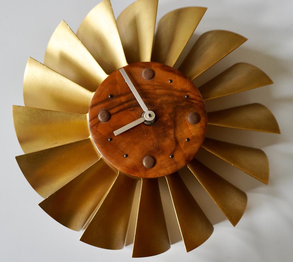 Turbine wandklok, Ophalen of Verzenden