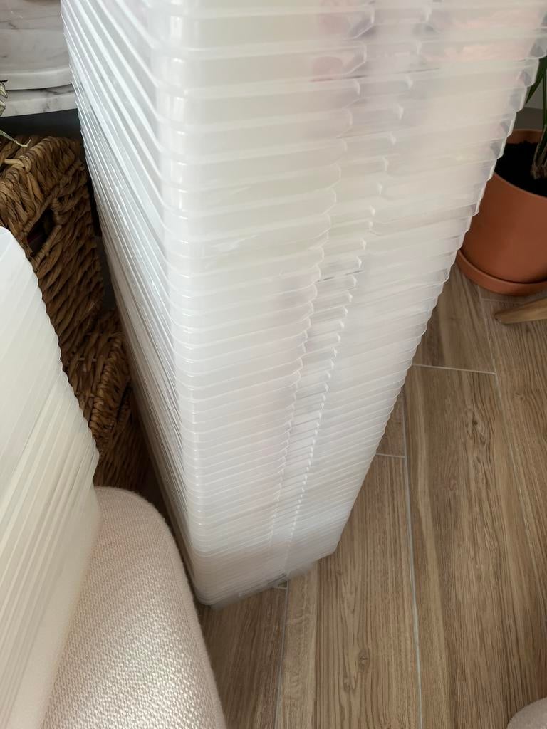 Boites rangement demenagement plastique, Maison & Meubles, Enlèvement