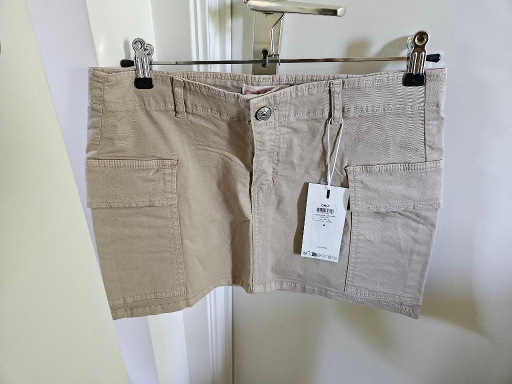 "Only" cargo mini rokje (maat M), Maat 38/40 (M), Beige, Nieuw, Ophalen of Verzenden