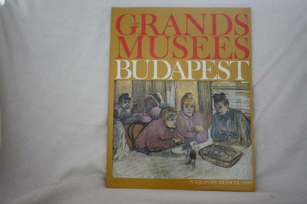 Grands musées Budapest n ° 31 juin 1971, Enlèvement ou Envoi, Comme neuf, Peinture et dessin