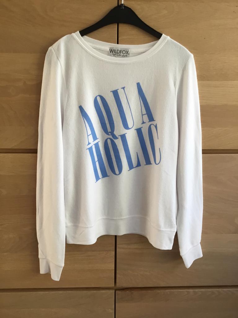 Sweater WILDFOX Made in Los Angeles, Maat 38/40 (M), Wit, Zo goed als nieuw, WILDFOX