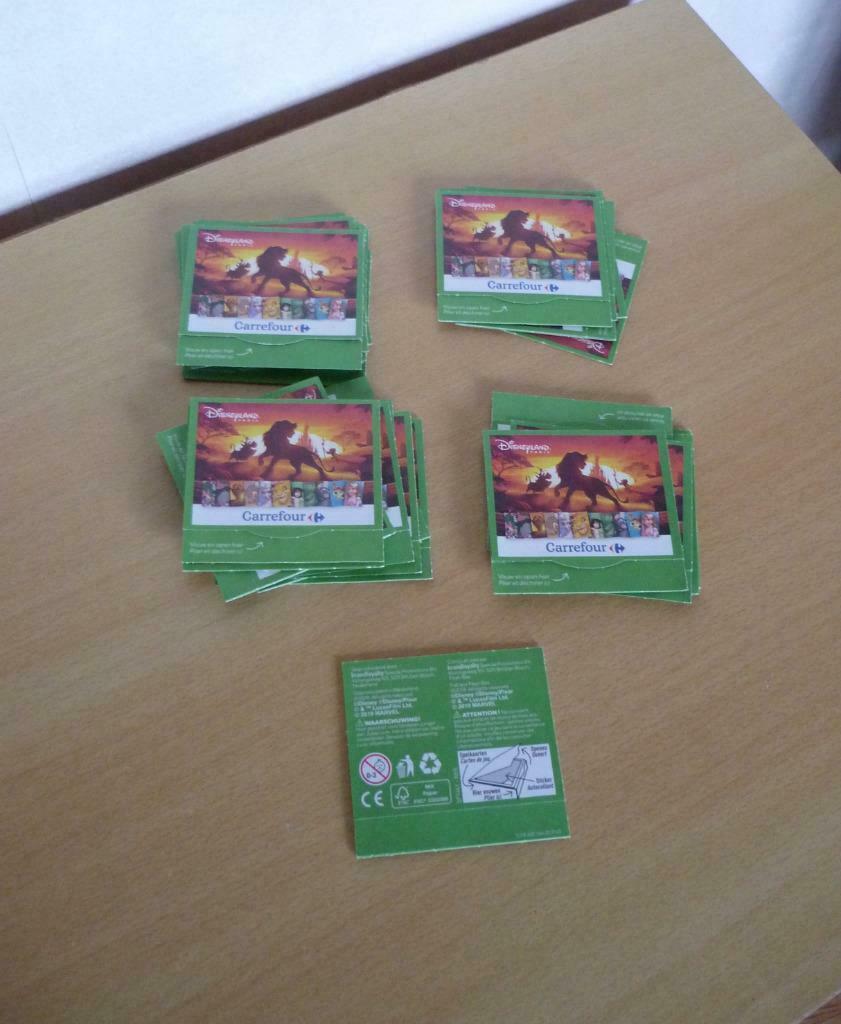 Disney verzamelkaarten van Carrefour, Enlèvement ou Envoi, Neuf, Disney