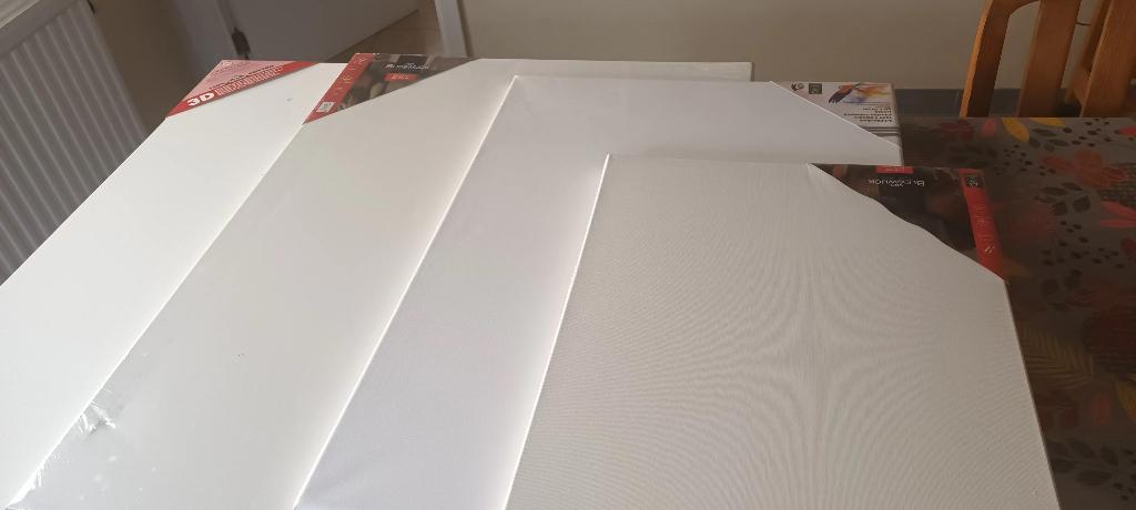 Lot de toiles de peinture, Enlèvement, Neuf, Toile