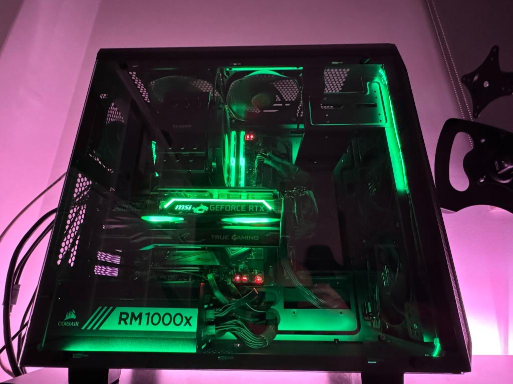 PC Gamer Haut de Gamme–i7-9700K/RTX2080/SSDNVMe1To, Intel/Nvidia/MSI, Comme neuf, Gaming, SSD