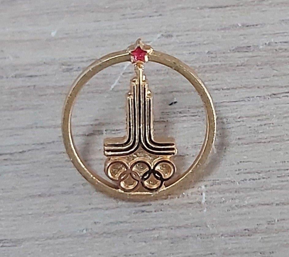 Olympische pin Moskou 1980, Collections, Enlèvement, Comme neuf