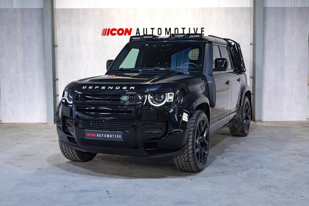 LANDROVER DEFENDER 110 D250 S - ICON I URBAN I KAHN I FULL, Automaat, 3500 kg, USB, Zwart