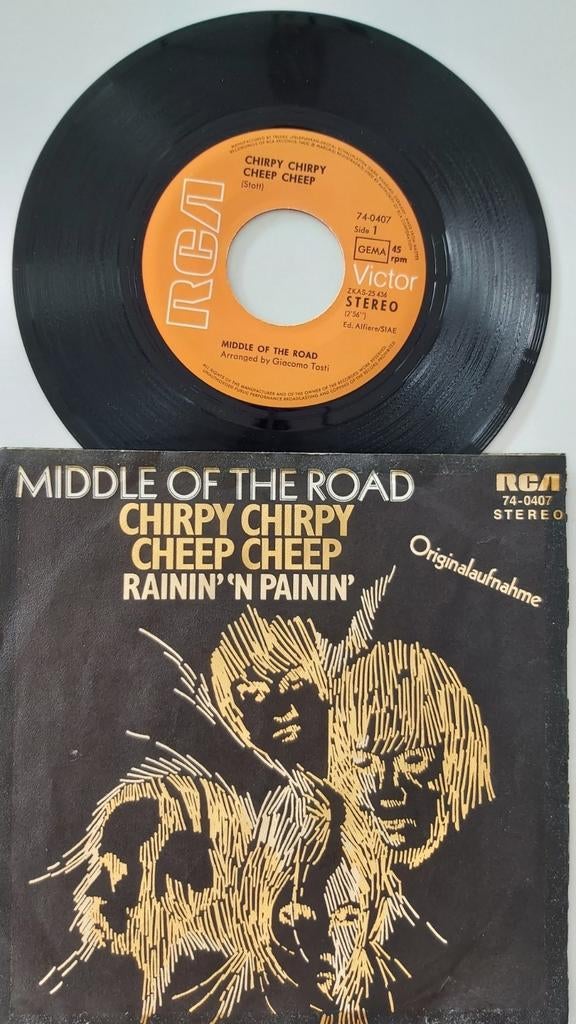 Middle of the Road  - Chirpy Chirpy cheep cheep, Enlèvement ou Envoi, Utilisé