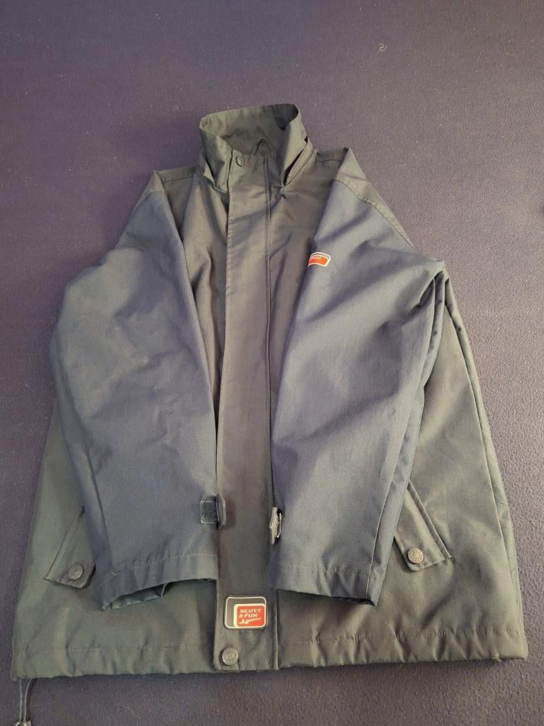 Donkerblauwe windjack maat M merk Scott& Fox, Kleding | Heren, Scott& Fox, Ophalen of Verzenden, Zo goed als nieuw, Maat 48/50 (M)