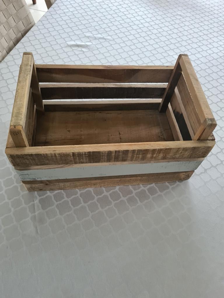 Houten kistje, Ophalen of Verzenden, Gebruikt, Overige houtsoorten
