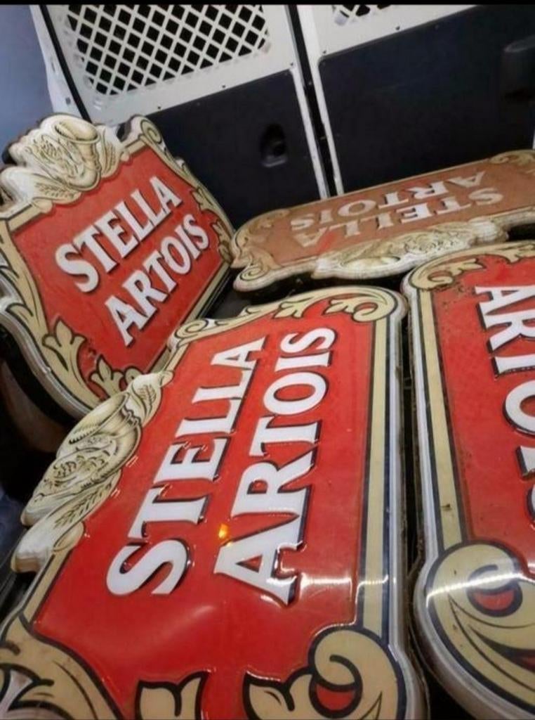 Gezocht Stella artois lichtreclame/ lichtbak, Ophalen, Zo goed als nieuw