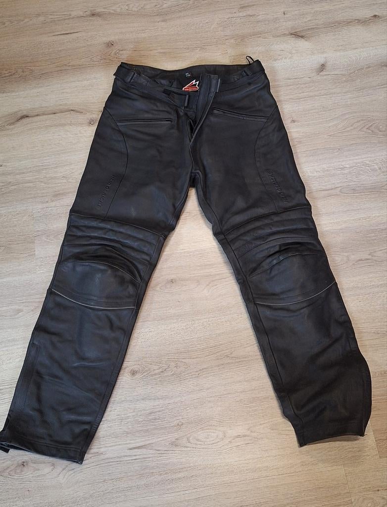 Lederen motorbroek XL Hein Gericke, Motoren, Ophalen
