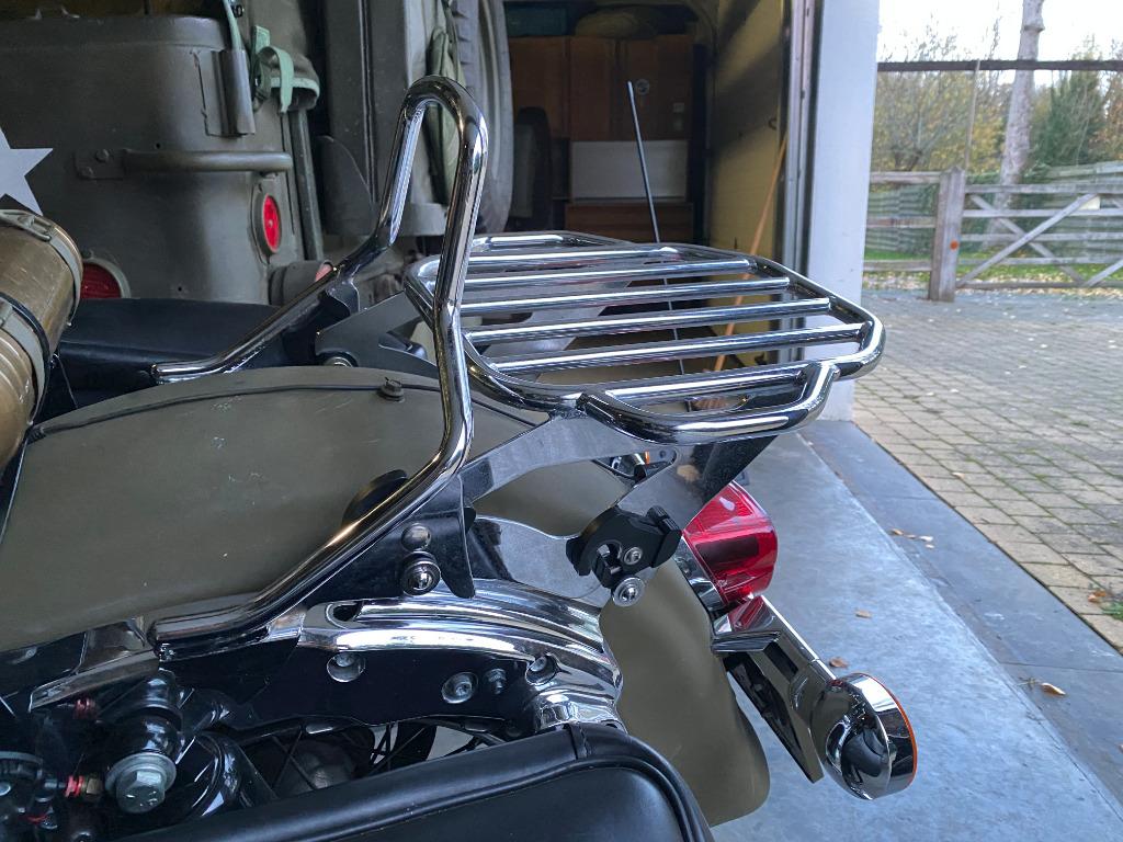 Bagagerek tweedelig Harley Davidson Roadking 2013, Ophalen, Zo goed als nieuw
