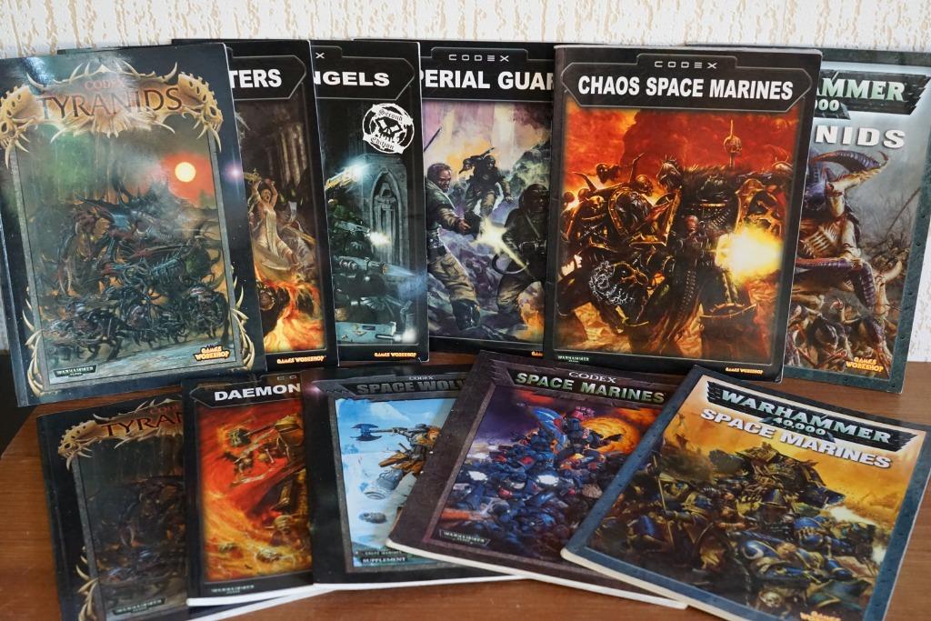 Lot van 11 Warhammer 40k codices, Enlèvement ou Envoi, Utilisé, Warhammer, Livre ou Catalogue
